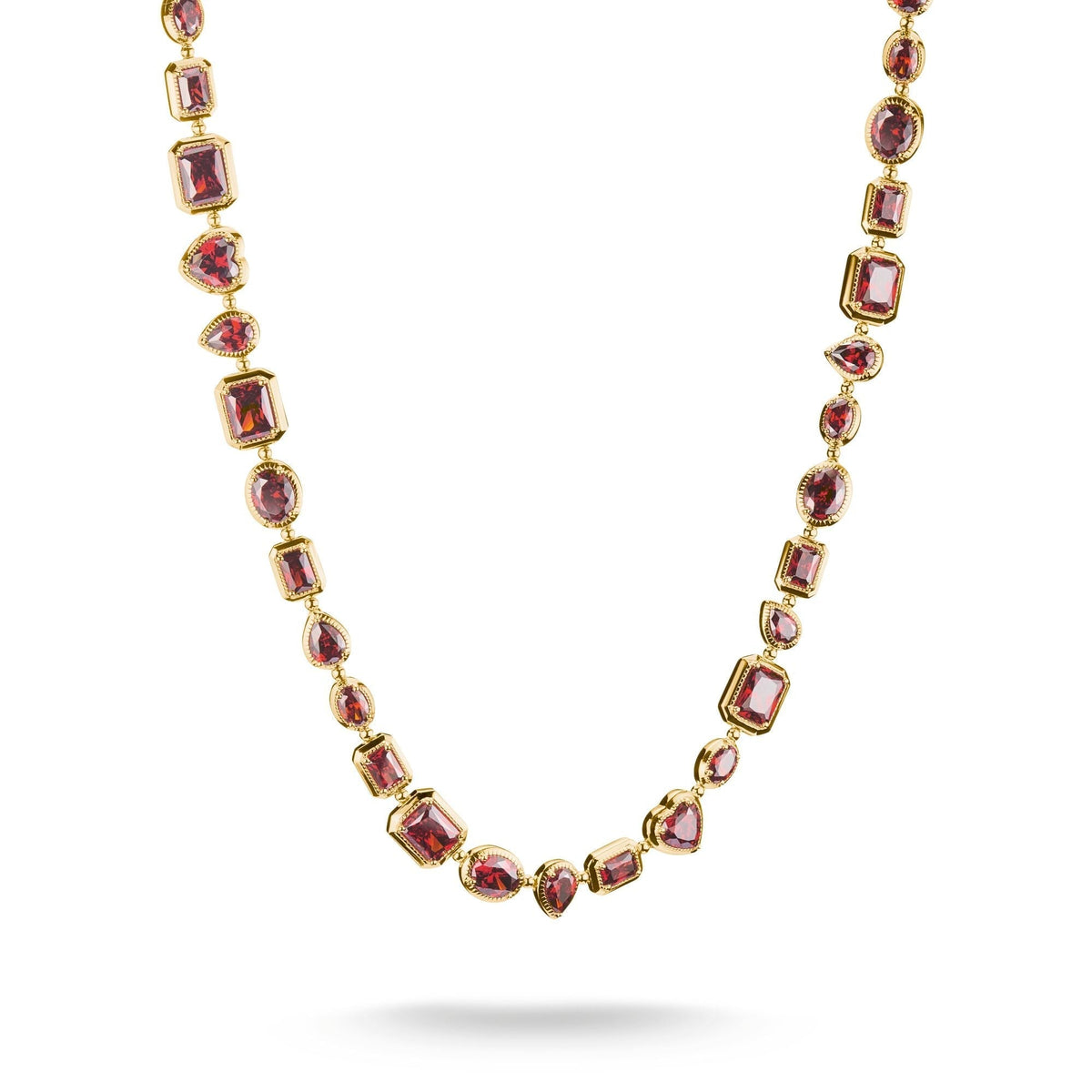 THOMAS SABO Elyndra Necklace with Red Stones