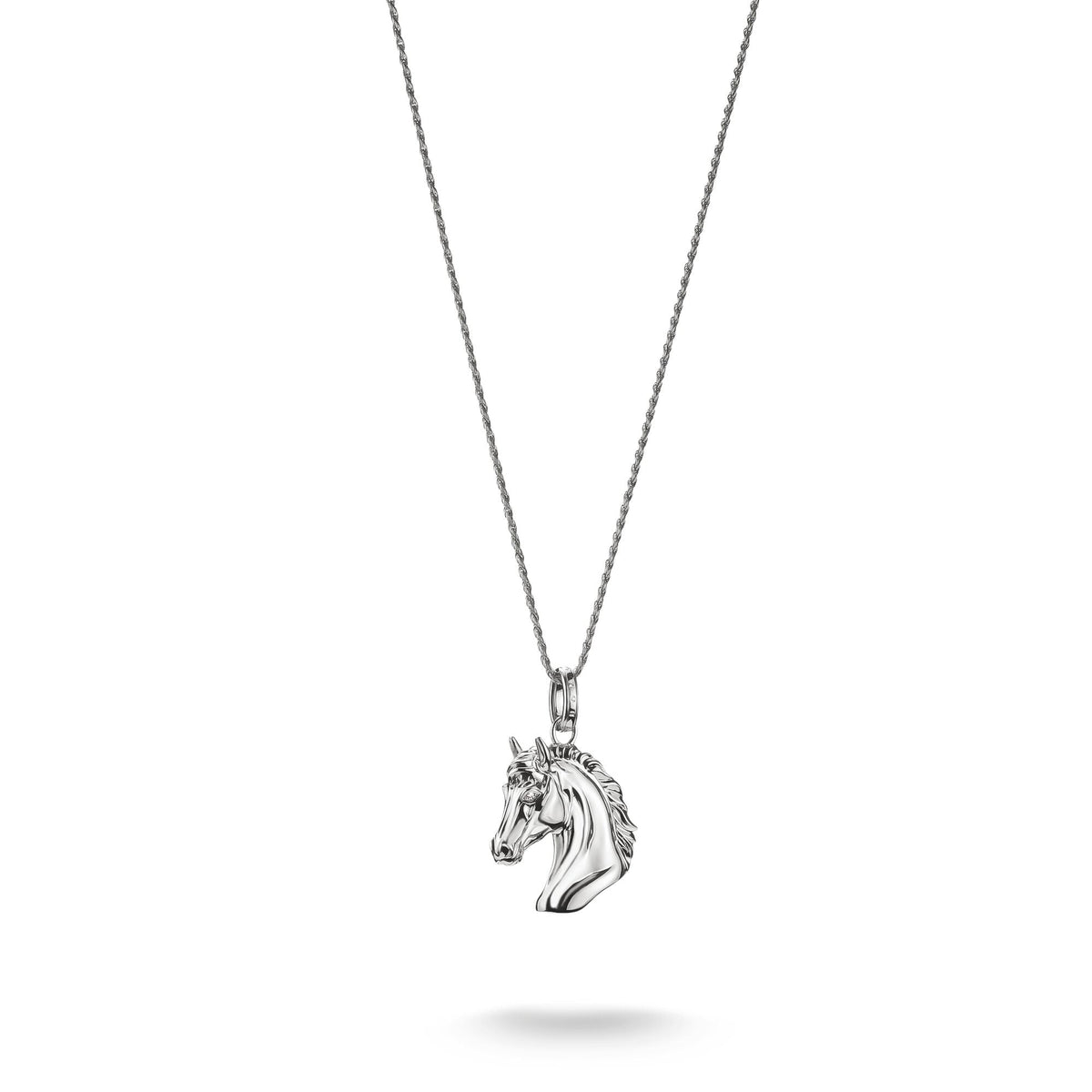 THOMAS SABO Horse Head Necklace with Zirconia