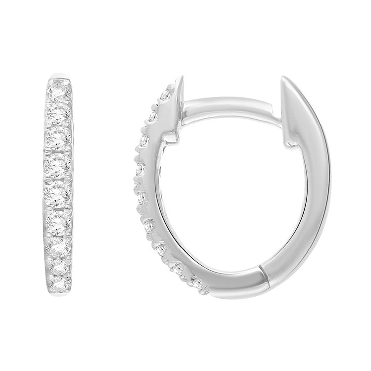 0.15ct Lab Grown Diamond Earrings in 9ct White Gold