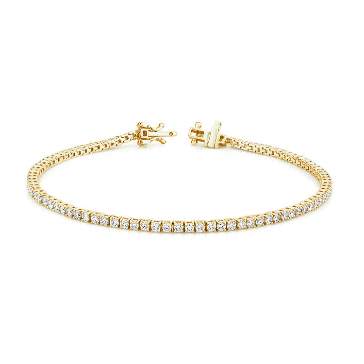 2.00ct Lab Grown Diamond Bracelet in 9ct Yellow Gold