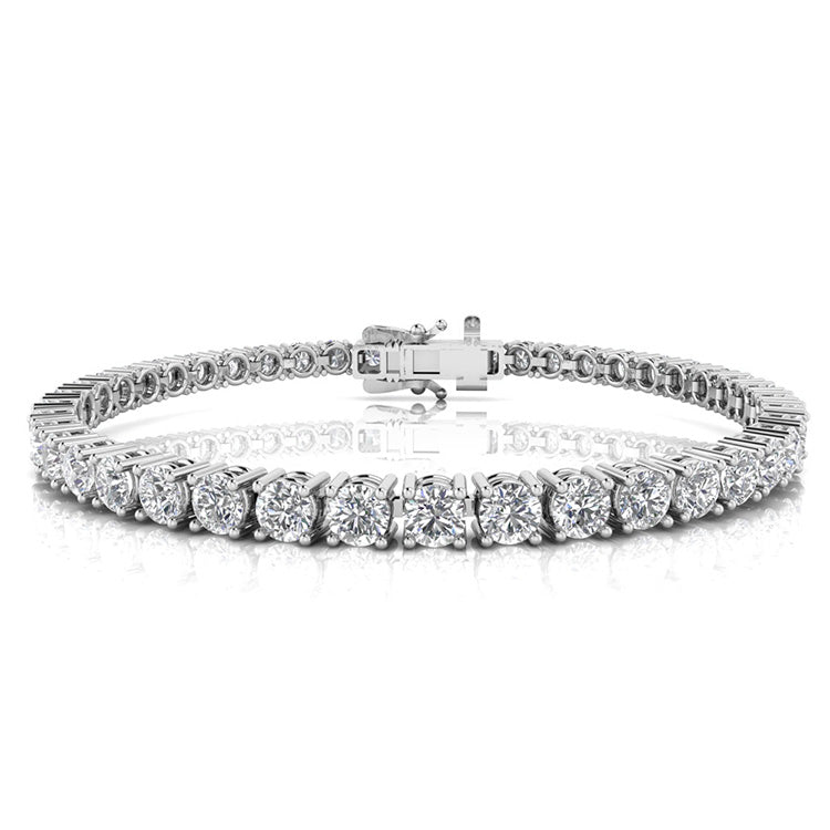 10ct Lab Grown Diamond Bracelet in 9ct White Gold