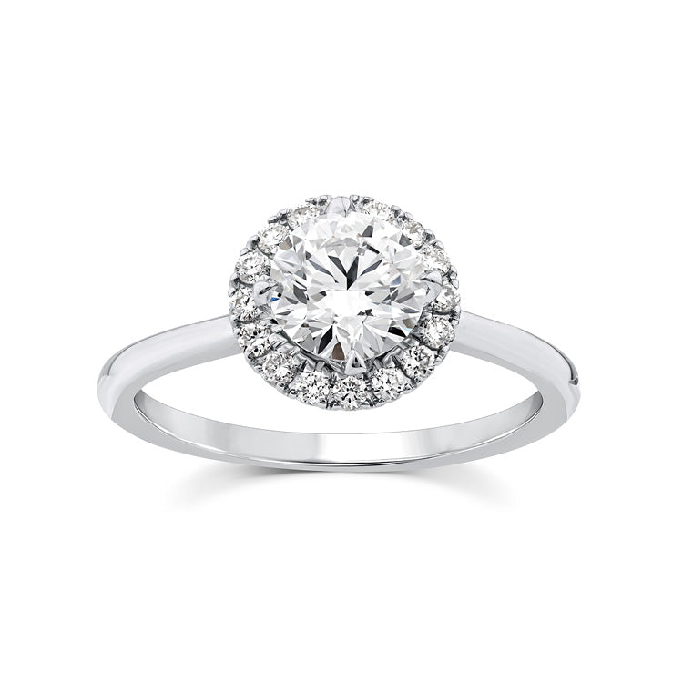 1.15ct Lab Grown Diamond Ring in 9ct White Gold