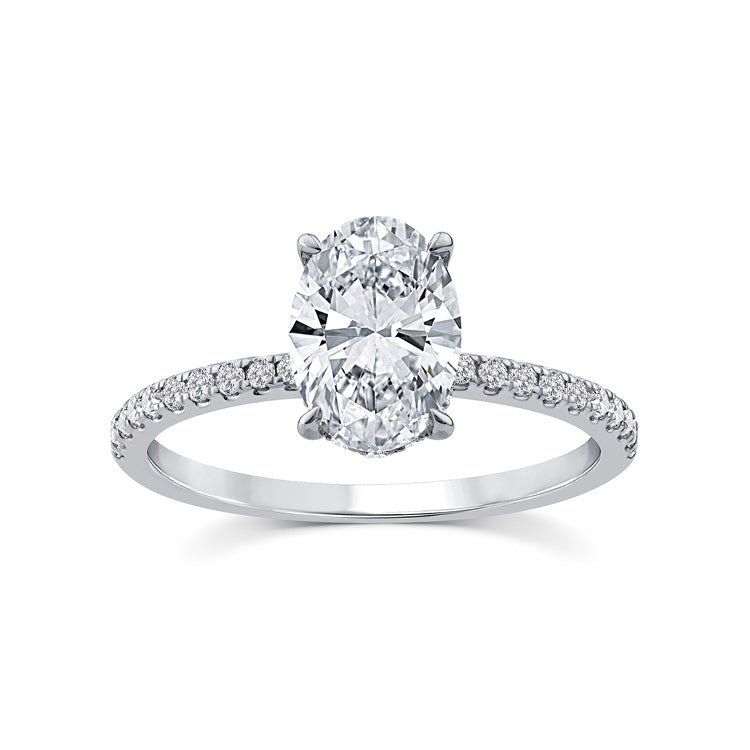 1.75ct Lab Grown Diamond Ring in 9ct White Gold