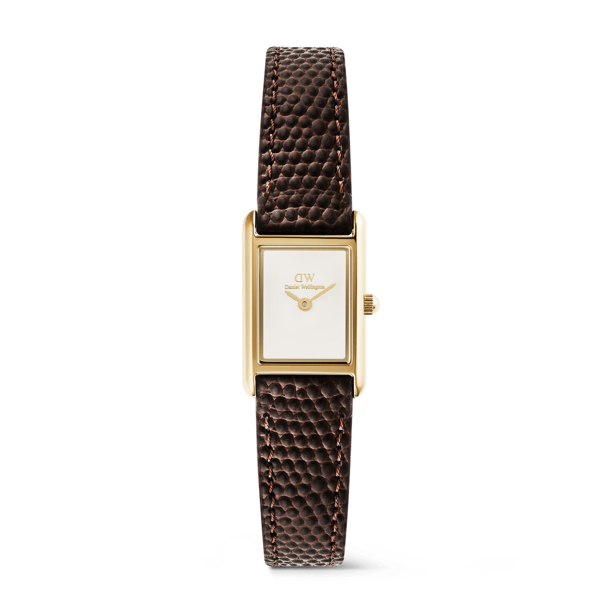 Daniel Wellington Bound Mini Dark Brown Lizard Gold