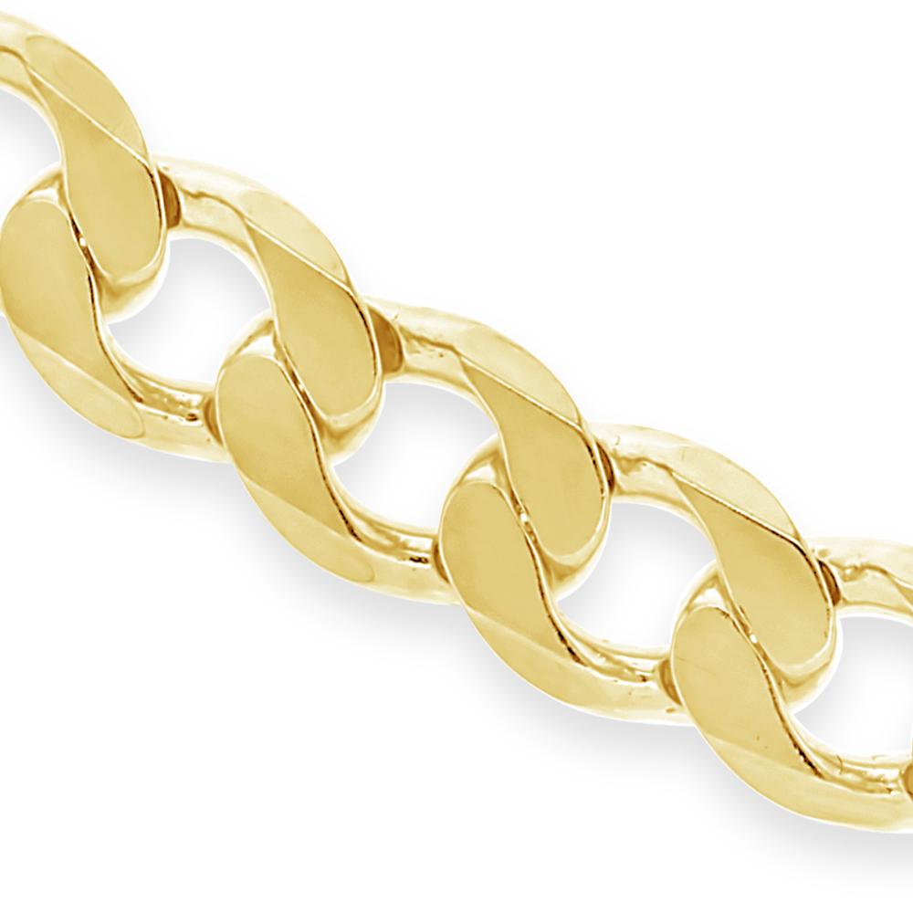 9ct gold deals mens curb chain