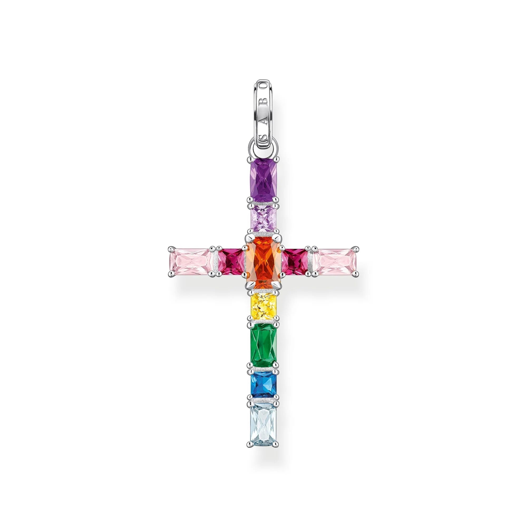 Heritage Cross White Stones Necklace by THOMAS SABO Online | THE ICONIC |  New Zealand