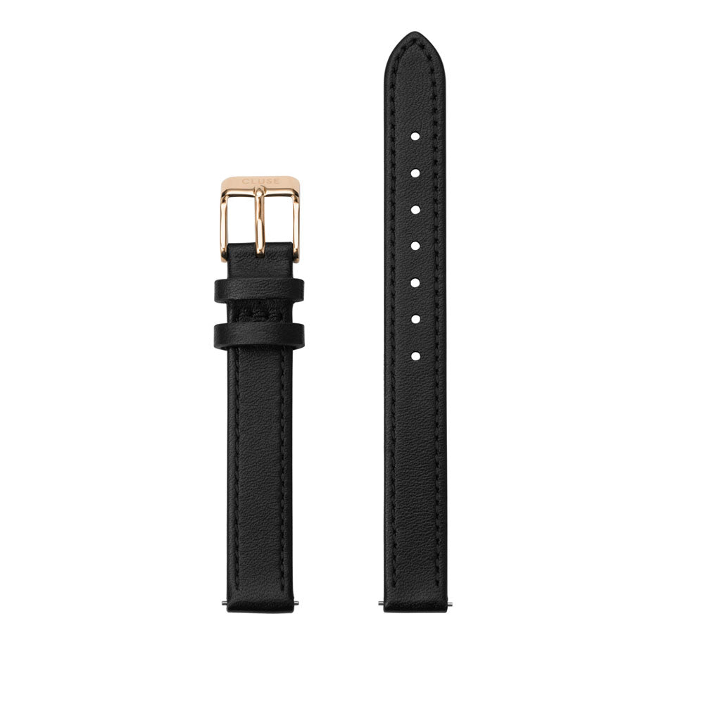 CLUSE 12mm Strap Black & Rose Gold CS12003