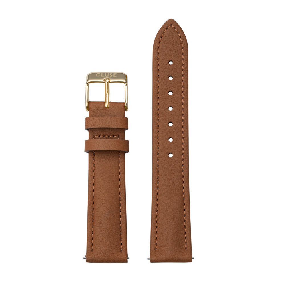 CLUSE 18mm Strap Caramel & Gold CS12311