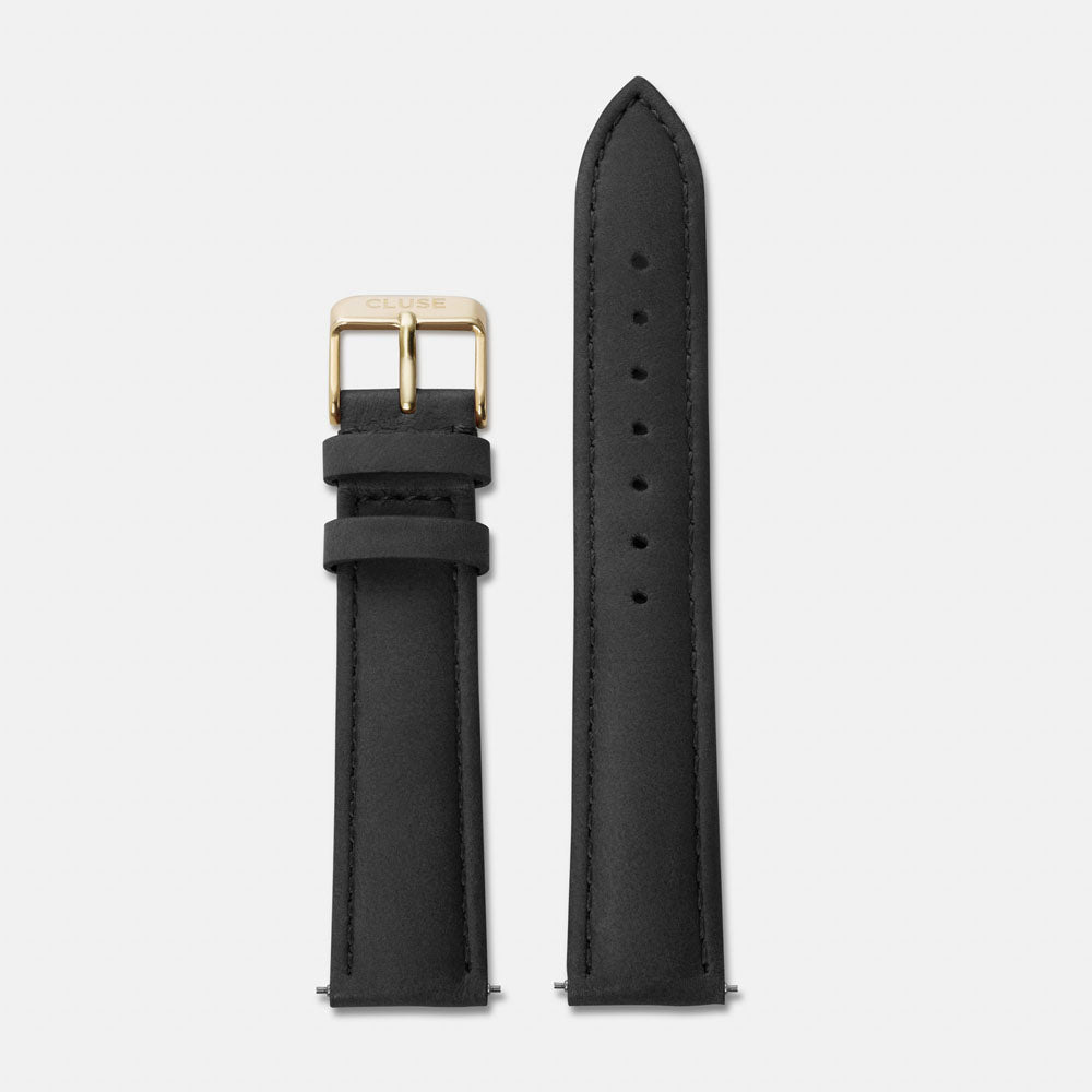 CLUSE 18mm Strap Black & Gold CS1408101007