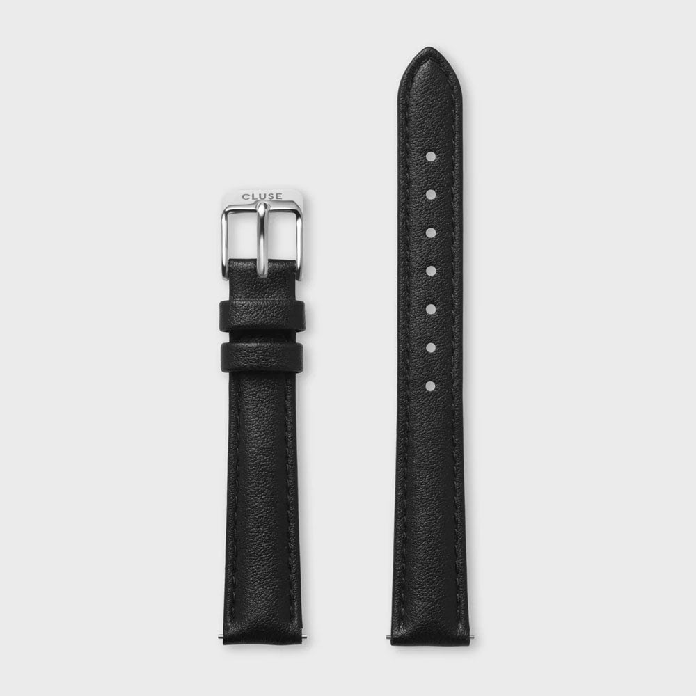 CLUSE 14mm Strap Black & Silver CS12103